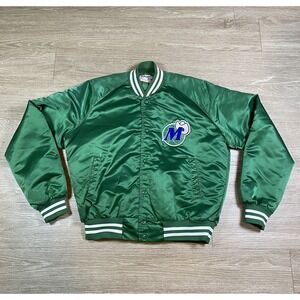 Vintage Authentic‎ Chalk Line Dallas Mavericks NBA Satin Jacket Men's Size LARGE